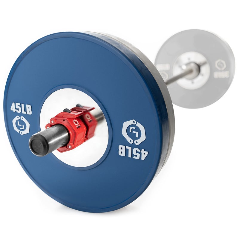 Lock-Jaw Barbell Collars Lock-Jaw PRO 2 Barbell Collar (2" / 50mm) (Red) - Image 2